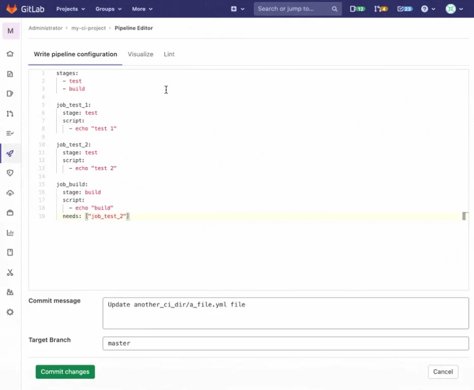 Cl Lint Gitlab Pipeline